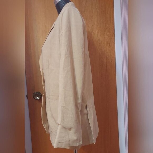 Minimalist Chic French Connection Blazer Sz 8 Classic Structured Blazer - Picture 3 of 14